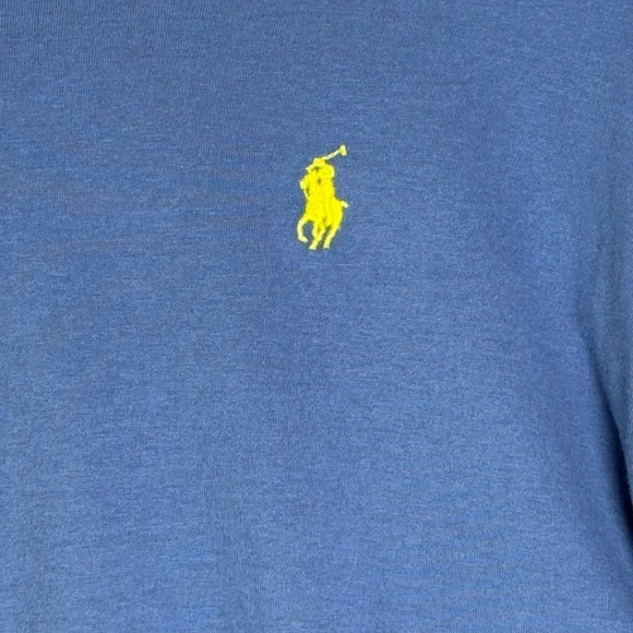 Polo by Ralph Lauren Men's Navy Blue Tee - Picture 2 of 7